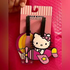 Two Hello Kitty Luggage Tags
